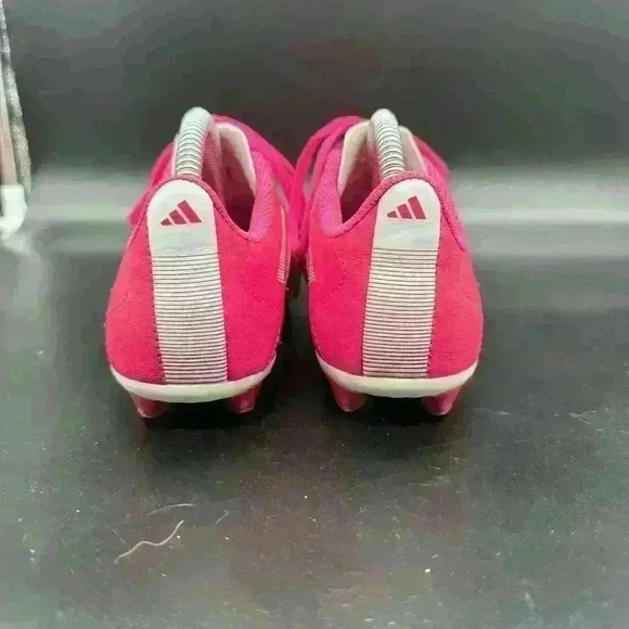 ADIDAS Goletto VIII FG Kids size 2 Soccer Cleats Hot Pink/White Great Condition - Picture 5 of 8